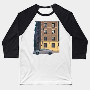 Harlem Street Manhattan New York City Baseball T-Shirt